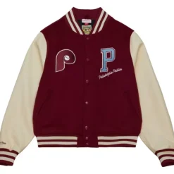 Apparel Mitchell & Ness Jackets & Outerwear-Unisex Varsity Jacket Philadelphia Phillies
