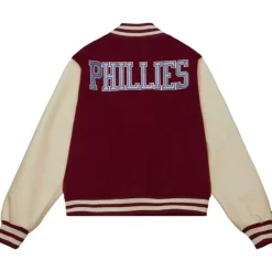 Apparel Mitchell & Ness Jackets & Outerwear-Unisex Varsity Jacket Philadelphia Phillies
