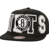 Headwear Mitchell & Ness -Varsity Bust Snapback Brooklyn Nets