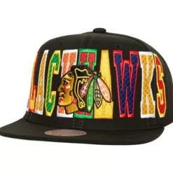 Headwear Mitchell & Ness -Varsity Bust Snapback Chicago Blackhawks