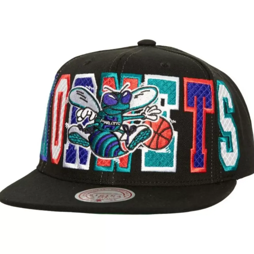 Headwear Mitchell & Ness -Varsity Bust Snapback Hwc Charlotte Hornets