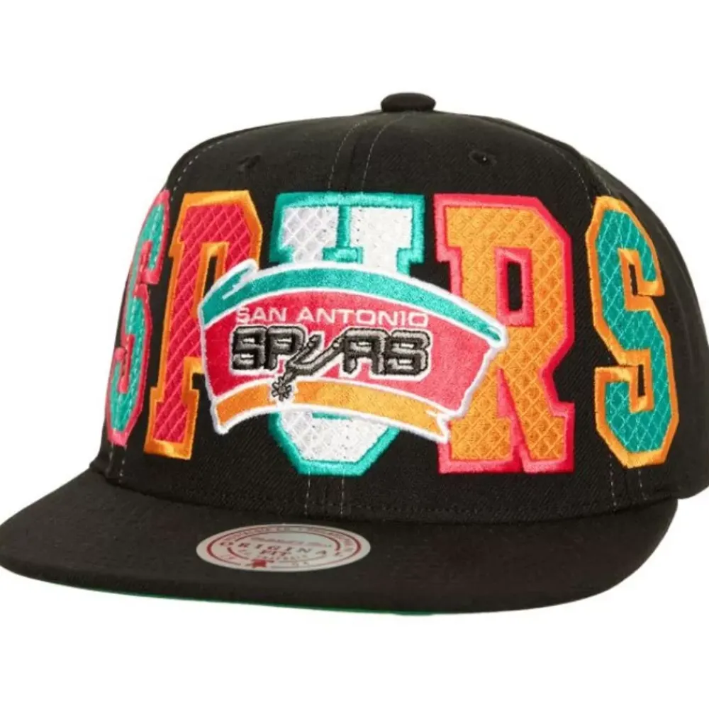 Headwear Mitchell & Ness -Varsity Bust Snapback Hwc San Antonio Spurs