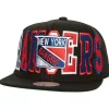 Headwear Mitchell & Ness -Varsity Bust Snapback Vntg New York Rangers