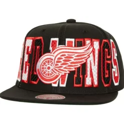 Headwear Mitchell & Ness -Varsity Bust Snapback Vntg Detroit Red Wings