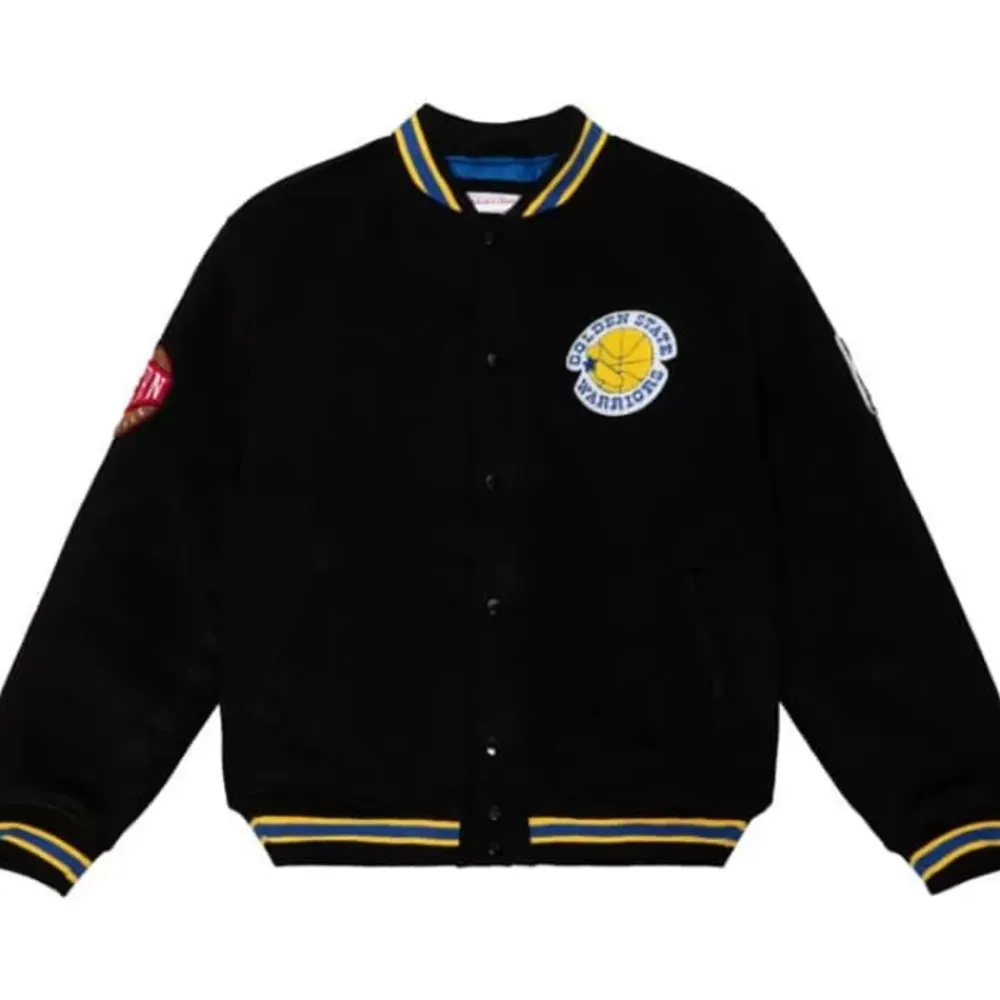 Apparel Mitchell & Ness Jackets & Outerwear-Varsity Jacket Golden State Warriors