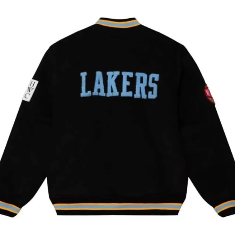 Apparel Mitchell & Ness Jackets & Outerwear-Varsity Jacket Minneapolis Lakers