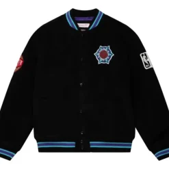 Apparel Mitchell & Ness Jackets & Outerwear-Varsity Jacket Utah Jazz