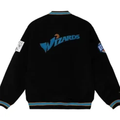 Apparel Mitchell & Ness Jackets & Outerwear-Varsity Jacket Washington Wizards