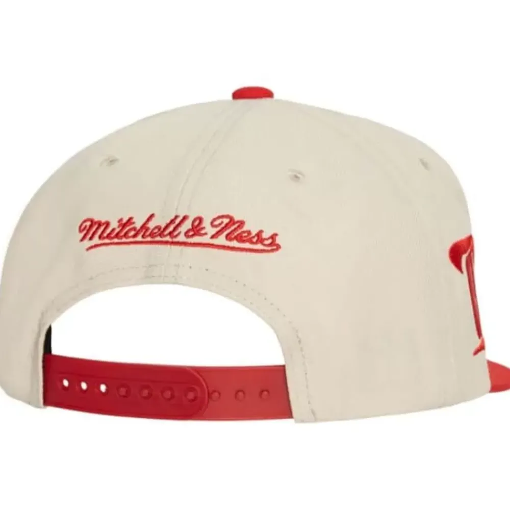 Headwear Mitchell & Ness -Vintage Cream Snapback Detroit Red Wings