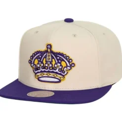 Headwear Mitchell & Ness -Vintage Cream Snapback Los Angeles Kings