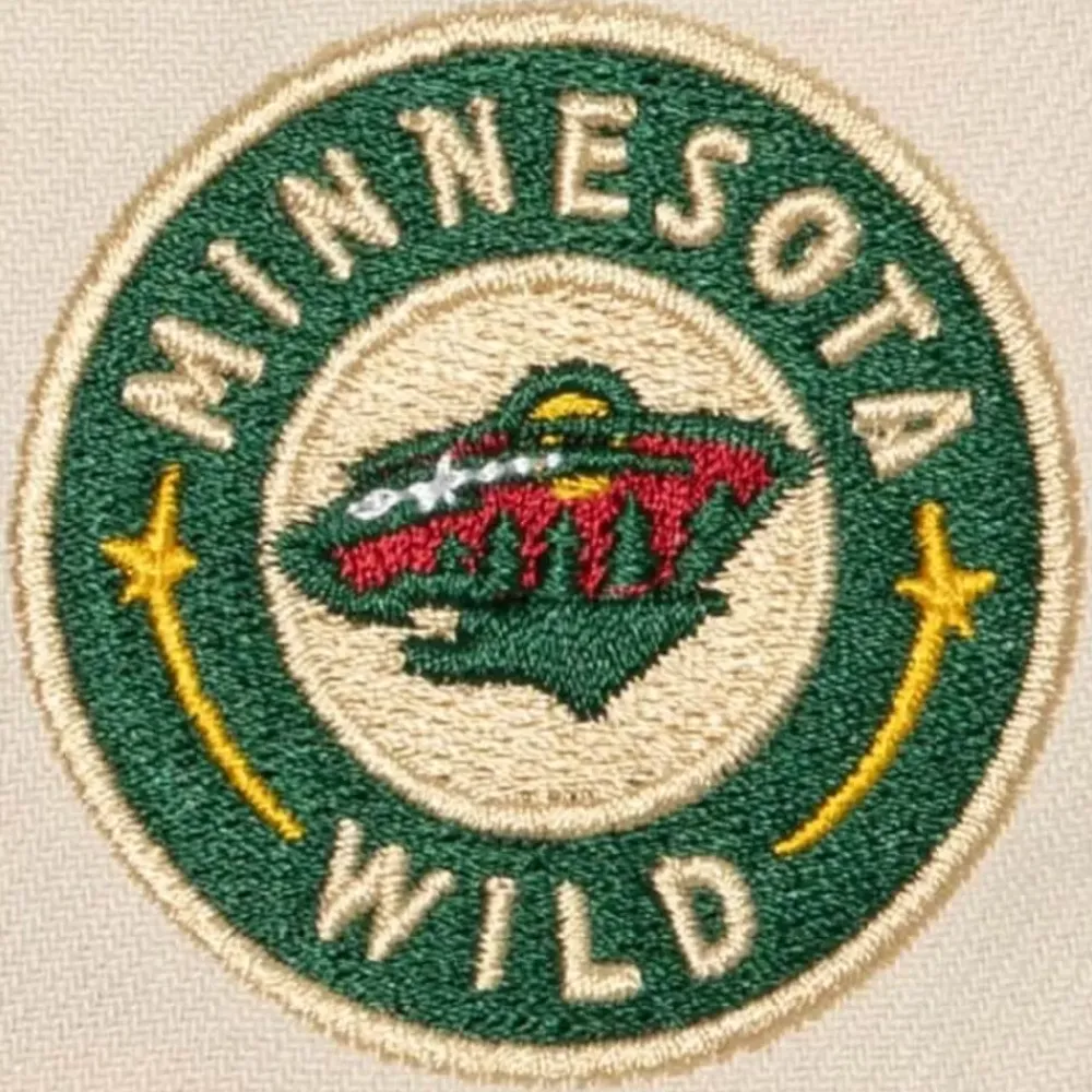 Headwear Mitchell & Ness -Vintage Cream Snapback Minnesota Wild