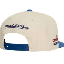 Headwear Mitchell & Ness -Vintage Cream Snapback Montreal Canadiens