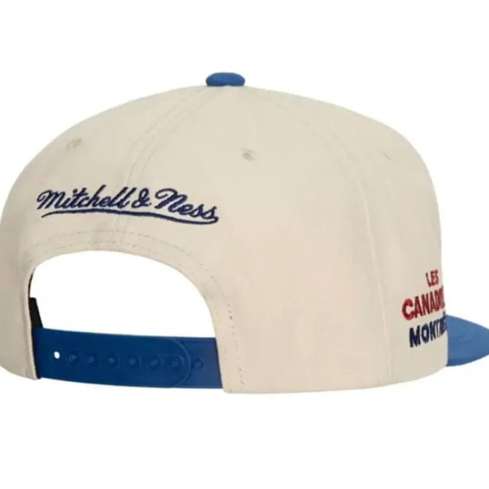 Headwear Mitchell & Ness -Vintage Cream Snapback Montreal Canadiens