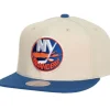Headwear Mitchell & Ness -Vintage Cream Snapback New York Islanders