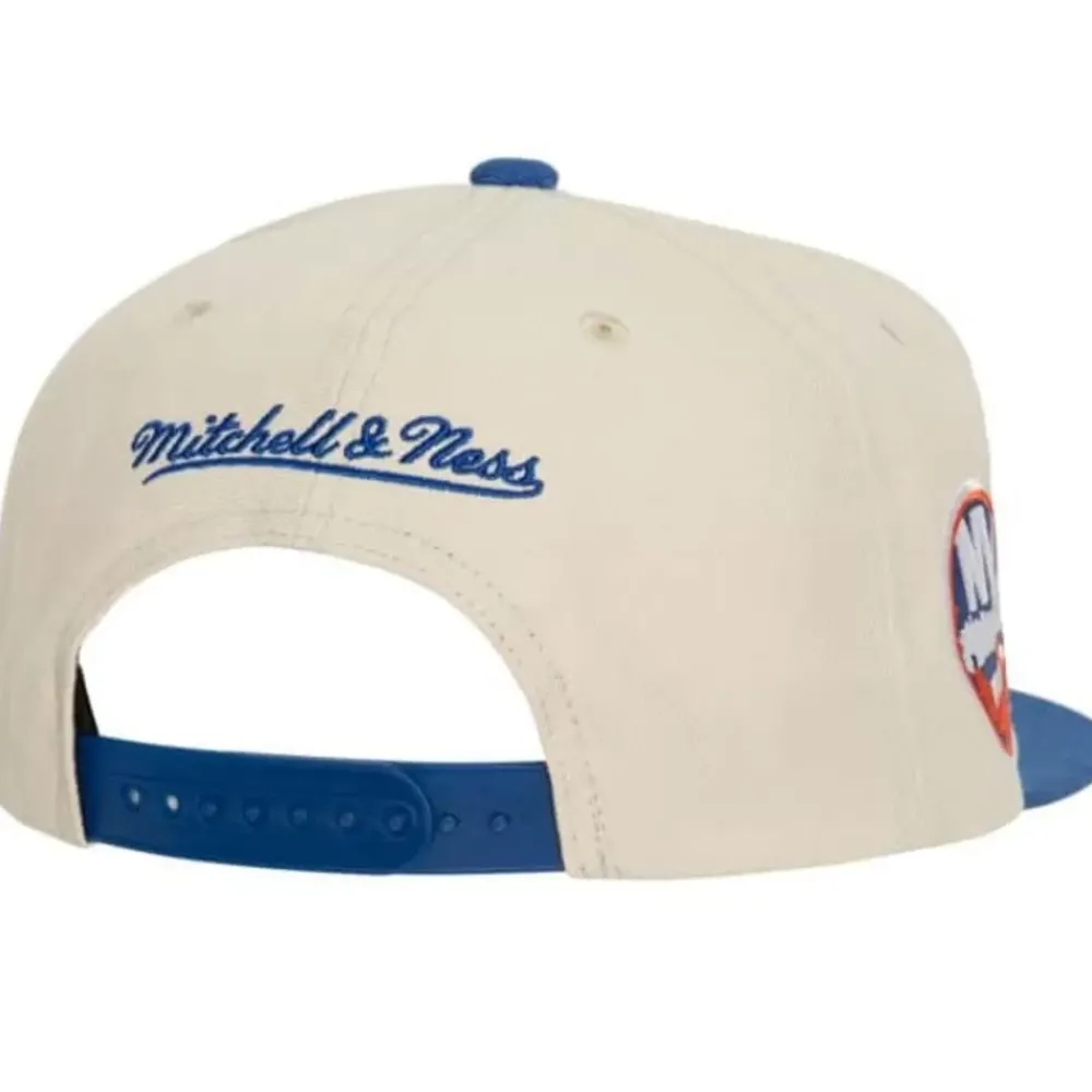 Headwear Mitchell & Ness -Vintage Cream Snapback New York Islanders