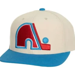 Headwear Mitchell & Ness -Vintage Cream Snapback Quebec Nordiques
