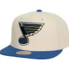 Headwear Mitchell & Ness -Vintage Cream Snapback St. Louis Blues