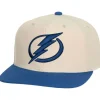 Headwear Mitchell & Ness -Vintage Cream Snapback Tampa Bay Lightning