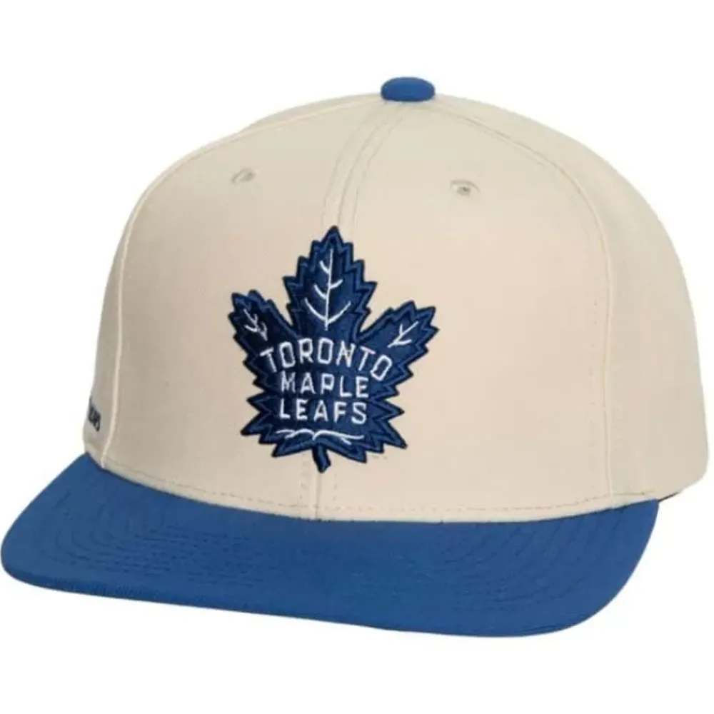 Headwear Mitchell & Ness -Vintage Cream Snapback Toronto Maple Leafs