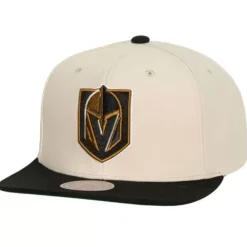 Headwear Mitchell & Ness -Vintage Cream Snapback Vegas Golden Knights