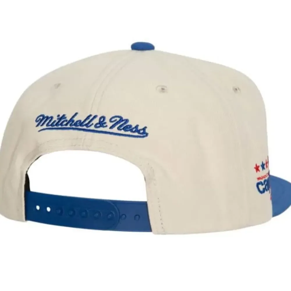 Headwear Mitchell & Ness -Vintage Cream Snapback Washington Capitals
