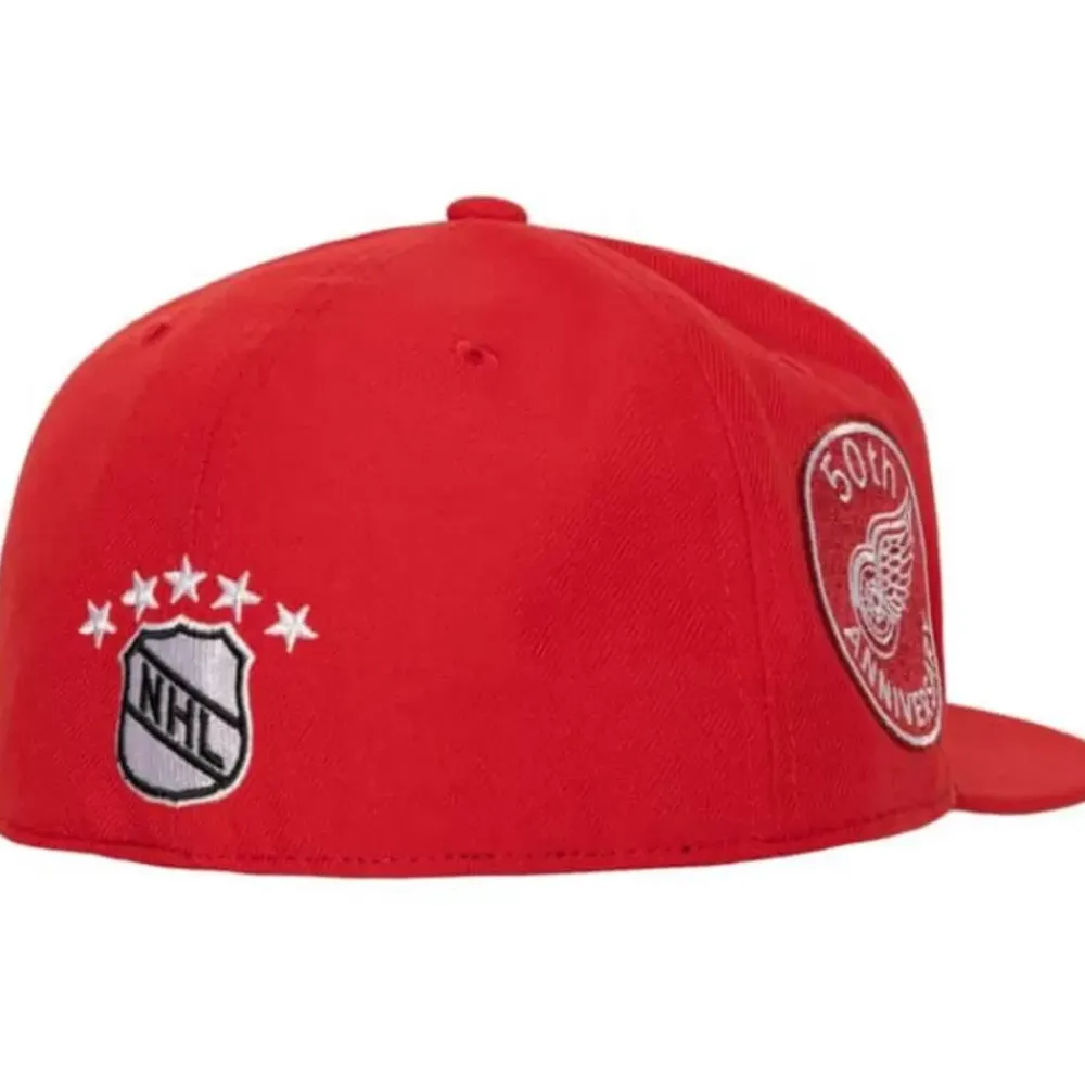 Headwear Mitchell & Ness -Vintage Fitted Detroit Red Wings