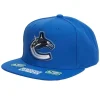 Headwear Mitchell & Ness -Vintage Hat Trick Snapback Vancouver Canucks