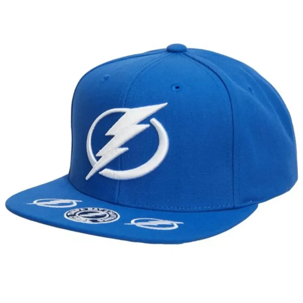 Headwear Mitchell & Ness -Vintage Hat Trick Snapback Tampa Bay Lightning