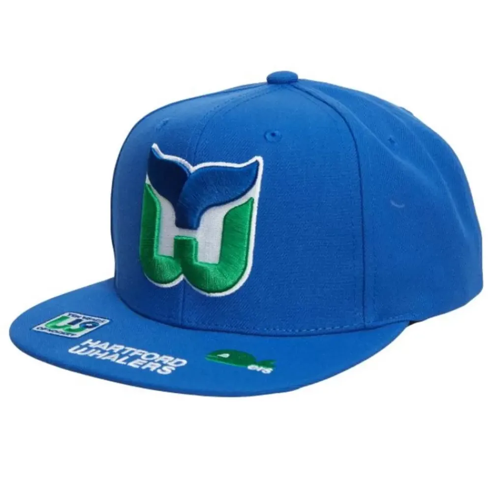 Headwear Mitchell & Ness -Vintage Hat Trick Snapback Hartford Whalers