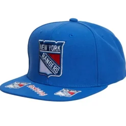Headwear Mitchell & Ness -Vintage Hat Trick Snapback New York Rangers