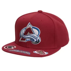 Headwear Mitchell & Ness -Vintage Hat Trick Snapback Colorado Avalanche