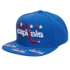 Headwear Mitchell & Ness -Vintage Hat Trick Snapback Washington Capitals