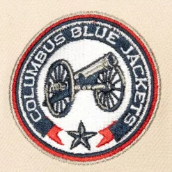 Headwear Mitchell & Ness -Vintage Off-White Snapback Columbus Blue Jackets