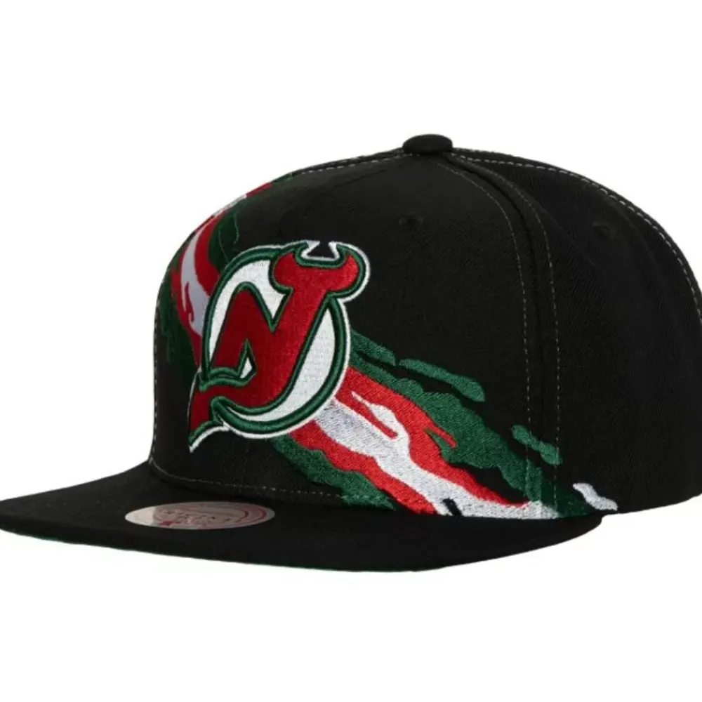 Headwear Mitchell & Ness -Vintage Paintbrush Snapback New Jersey Devils