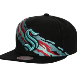 Headwear Mitchell & Ness -Vintage Paintbrush Snapback Seattle Kraken