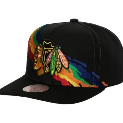 Headwear Mitchell & Ness -Vintage Paintbrush Snapback Chicago Blackhawks