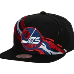 Headwear Mitchell & Ness -Vintage Paintbrush Snapback Winnipeg Jets