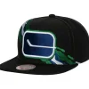 Headwear Mitchell & Ness -Vintage Paintbrush Snapback Vancouver Canucks
