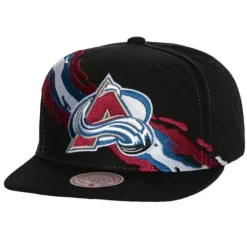 Headwear Mitchell & Ness -Vintage Paintbrush Snapback Colorado Avalanche