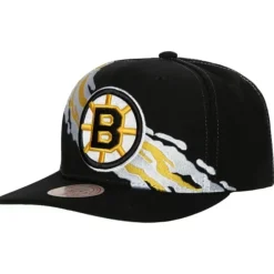 Headwear Mitchell & Ness -Vintage Paintbrush Snapback Boston Bruins