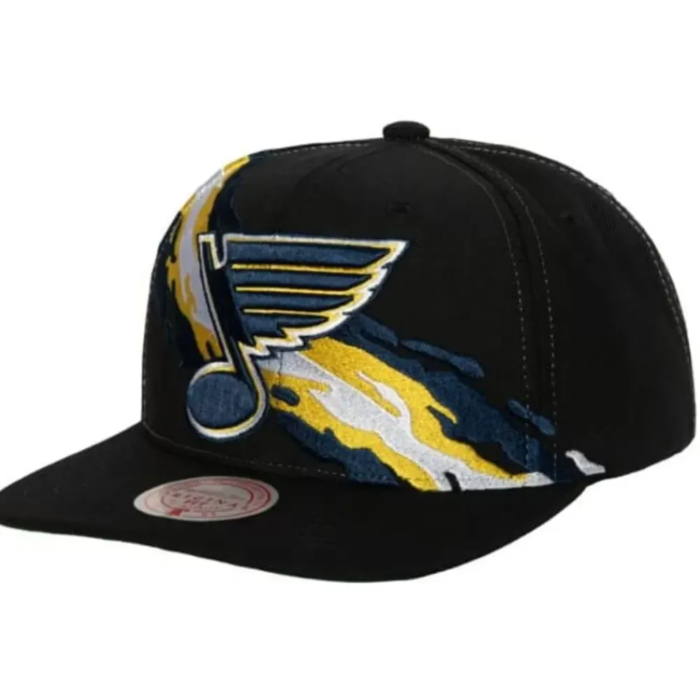 Headwear Mitchell & Ness -Vintage Paintbrush Snapback St. Louis Blues