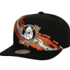 Headwear Mitchell & Ness -Vintage Paintbrush Snapback Anaheim Ducks