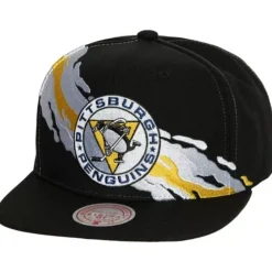 Headwear Mitchell & Ness -Vintage Paintbrush Snapback Pittsburgh Penguins