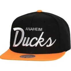 Headwear Mitchell & Ness -Vintage Script Snapback Anaheim Ducks