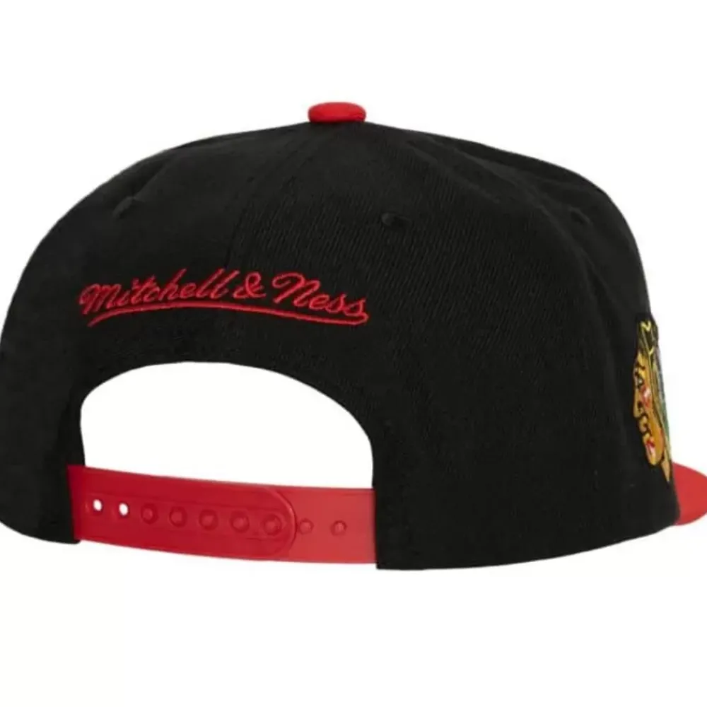 Headwear Mitchell & Ness -Vintage Script Snapback Chicago Blackhawks