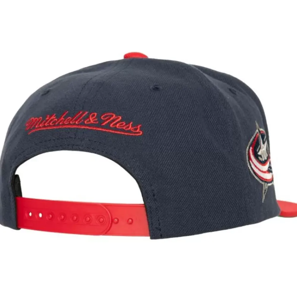 Headwear Mitchell & Ness -Vintage Script Snapback Columbus Blue Jackets