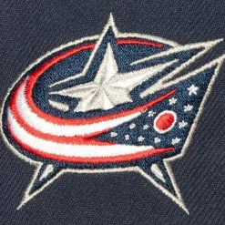 Headwear Mitchell & Ness -Vintage Script Snapback Columbus Blue Jackets