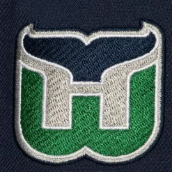 Headwear Mitchell & Ness -Vintage Script Snapback Hartford Whalers