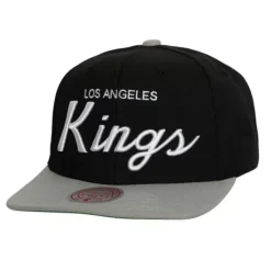 Headwear Mitchell & Ness -Vintage Script Snapback Los Angeles Kings