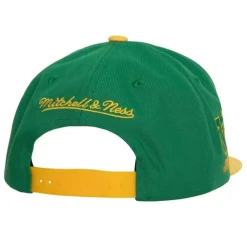 Headwear Mitchell & Ness -Vintage Script Snapback Minnesota North Stars
